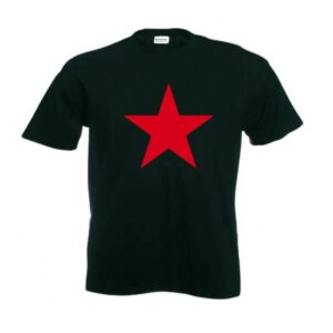 Camiseta Negra Estrella Roja