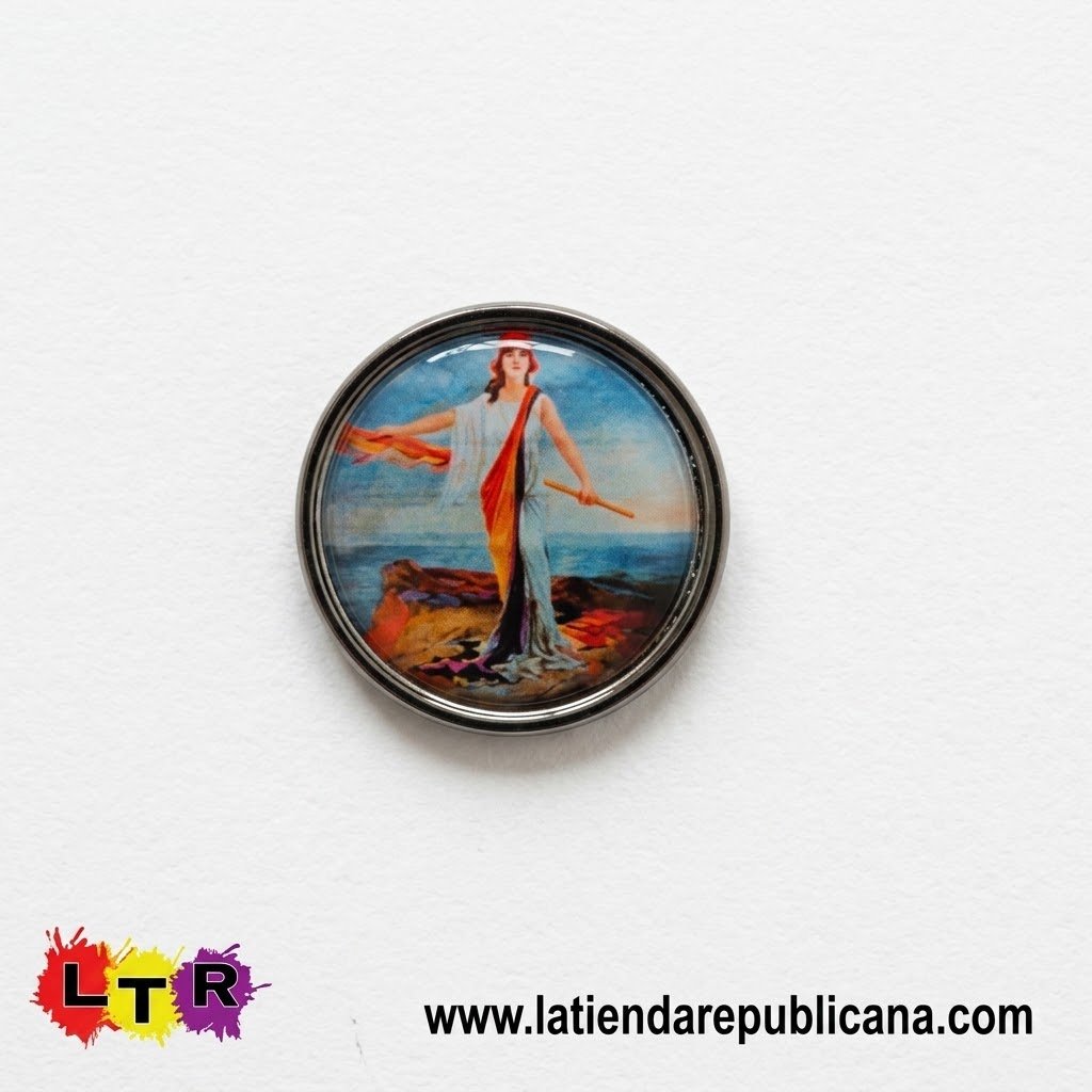 Pin Republicano Alegoría de pie