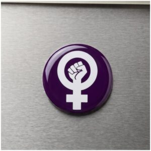 Imán Chapa Símbolo Feminista
