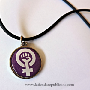Colgante Feminista Redondo