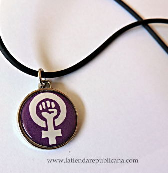 Colgante Feminista Redondo