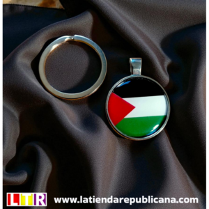 Medallón / colgante / Llavero Bandera Palestina