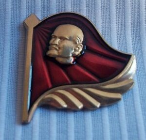 Pin Lenin Bandera Roja
