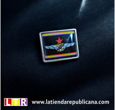 Pin rectangular insignia aviación republicana.