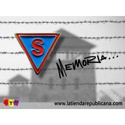 Pin Triángulo azul "Spanier"